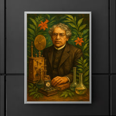 Jagadish Chandra Bose among instruments and plants poster 5