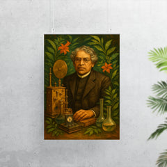 Jagadish Chandra Bose among instruments and plants poster 7