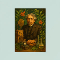 Jagadish Chandra Bose among instruments and plants poster 8