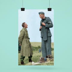 Jakob Nacken (221 cm) Chatting with British Corporal Bob Roberts (160 cm) poster 6