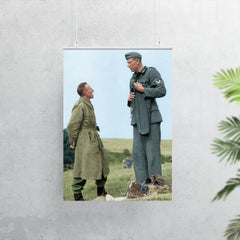 Jakob Nacken (221 cm) Chatting with British Corporal Bob Roberts (160 cm) poster 7