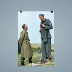 Jakob Nacken (221 cm) Chatting with British Corporal Bob Roberts (160 cm) poster 9