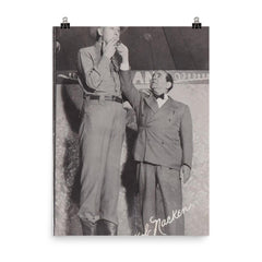 Jakob Nacken poster on a plain backdrop in size 8"x10".