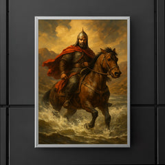 Jalal al Din Khwarazmshah crossing the Indus on horseback poster 5