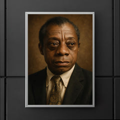 James Baldwin portrait poster 5