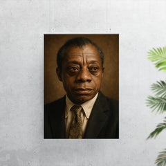 James Baldwin portrait poster 7