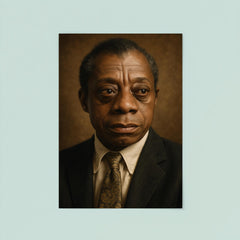 James Baldwin portrait poster 8