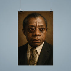 James Baldwin portrait poster 9