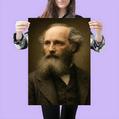 James Clerk Maxwell portrait poster 3