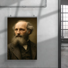 James Clerk Maxwell portrait poster 4
