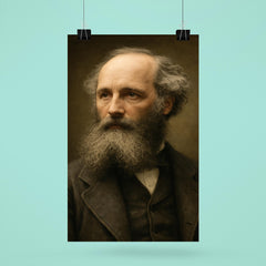 James Clerk Maxwell portrait poster 6