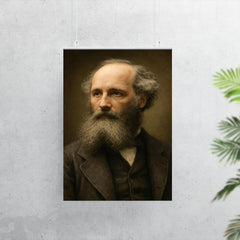 James Clerk Maxwell portrait poster 7