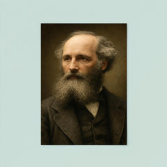 James Clerk Maxwell portrait poster 8