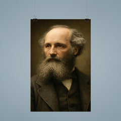 James Clerk Maxwell portrait poster 9