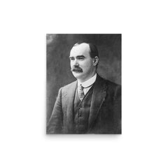 James Connolly poster on a plain backdrop in size 12"x16".