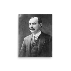 James Connolly poster on a plain backdrop in size 8"x10".
