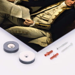 James Cook metal print mockup