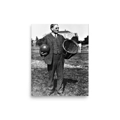 James Naismith poster on a plain backdrop in size 8"x10".