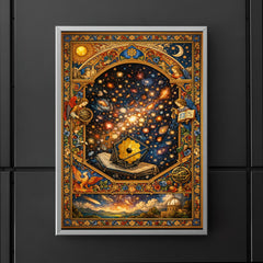 James Webb deep field as illuminated manuscript poster 5