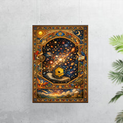 James Webb deep field as illuminated manuscript poster 7