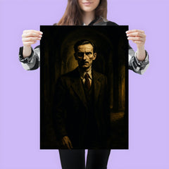 Jan Karski bearing witness in shadowed corridors poster 3