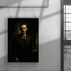 Jan Karski bearing witness in shadowed corridors poster 4