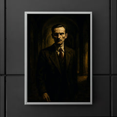 Jan Karski bearing witness in shadowed corridors poster 5