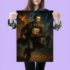 Jan Karski carrying reports through occupied Europe poster 3