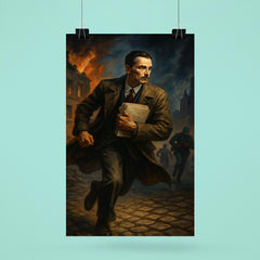 Jan Karski carrying reports through occupied Europe poster 6