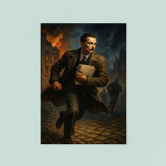 Jan Karski carrying reports through occupied Europe poster 8