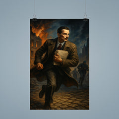 Jan Karski carrying reports through occupied Europe poster 9