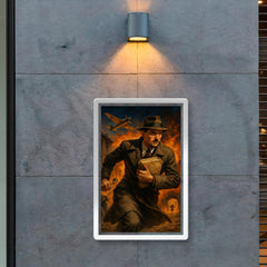 Jan Karski carrying secret reports through occupied Europe poster 2