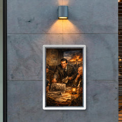 Jan Karski reporting the Holocaust to Allies poster 2