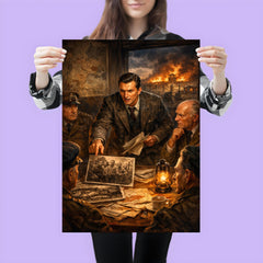Jan Karski reporting the Holocaust to Allies poster 3