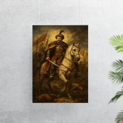 Jan Sobieski after the charge at Vienna poster 7