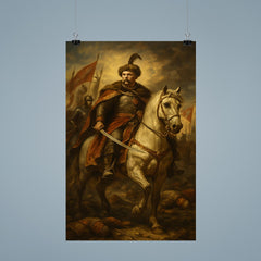 Jan Sobieski after the charge at Vienna poster 9