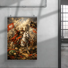 Jan Sobieski after Vienna beneath winged banners poster 4