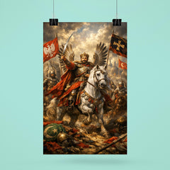 Jan Sobieski after Vienna beneath winged banners poster 6