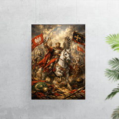 Jan Sobieski after Vienna beneath winged banners poster 7