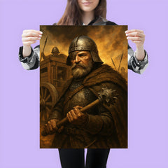 Jan Žižka one eyed war wagon commander poster 3