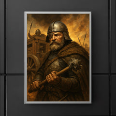 Jan Žižka one eyed war wagon commander poster 5
