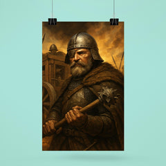 Jan Žižka one eyed war wagon commander poster 6