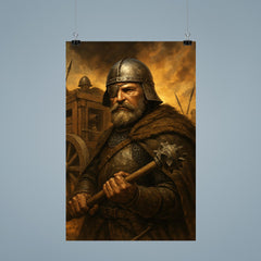 Jan Žižka one eyed war wagon commander poster 9