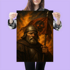 Jan Zizka one eyed war banner portrait poster 3