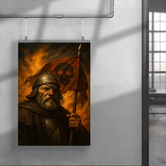 Jan Zizka one eyed war banner portrait poster 4