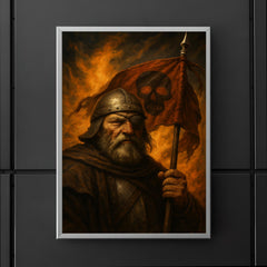 Jan Zizka one eyed war banner portrait poster 5