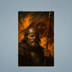 Jan Zizka one eyed war banner portrait poster 9