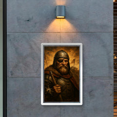 Jan Zizka one eyed war wagon commander portrait poster 2