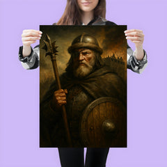 Jan Zizka one eyed war wagon commander portrait poster 3