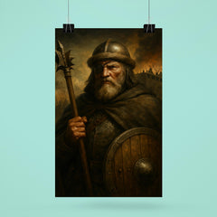 Jan Zizka one eyed war wagon commander portrait poster 6